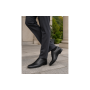Pantofi barbati eleganti din piele naturala de culoare negru lac - GKR200LN
